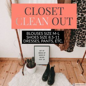 CLOSET CLEAN OUT